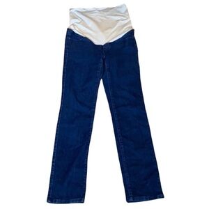 LOFT maternity skinny jeans Dark wash Size 0